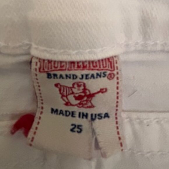 True Religion Billy White Jeans 25 - Picture 6 of 9